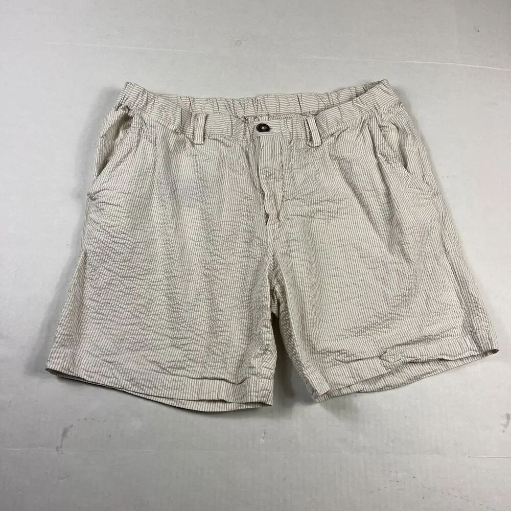 Chubbies Mens  7" Seersucker Shorts Striped Lightweight Breathable Casual XXL